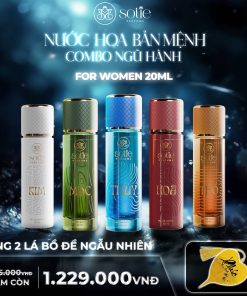 [NỮ][COMBO NGŨ HÀNH]Nước Hoa nữ bản mệnh ngũ hành - SOTIE PERFUME: Kim - Mộc - Thủy - Hỏa - Thổ
